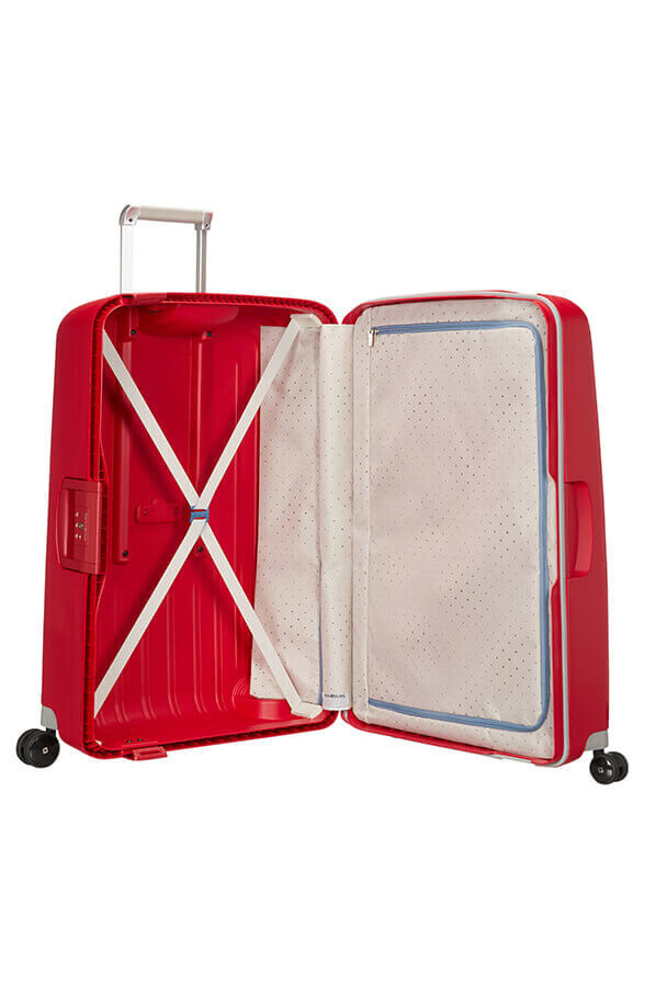 Samsonite S'Cure Spinner 81cm Crimson Red