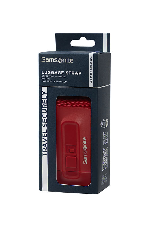 Samsonite Ta Revolution Luggage Strap 50mm  Red