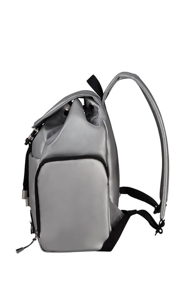 Samsonite Wander Last Backpack 3PKT 1 Buckle  Metallic Silver