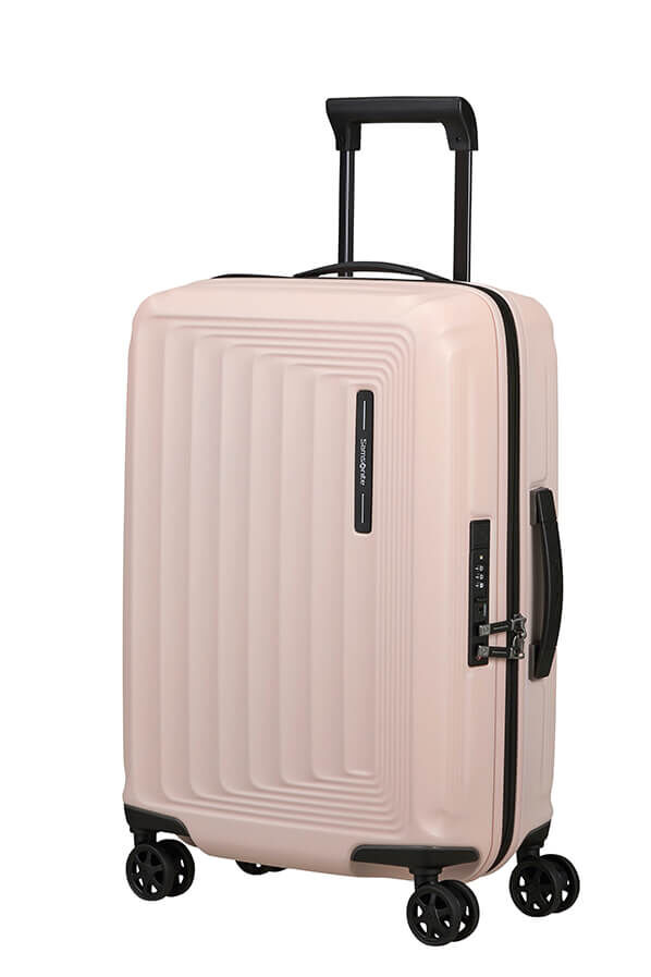Samsonite Nuon Spinner Expandable 55cm  Matt Powder Pink