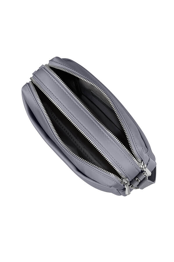 Samsonite Zalia 3.0 Shoulder Bag 2 Comp  Silver Grey