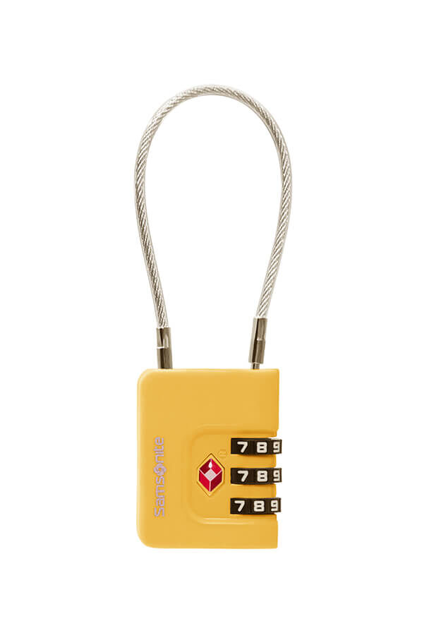 Samsonite Ta Revolution Cablelock 3 dial TSA  Yellow