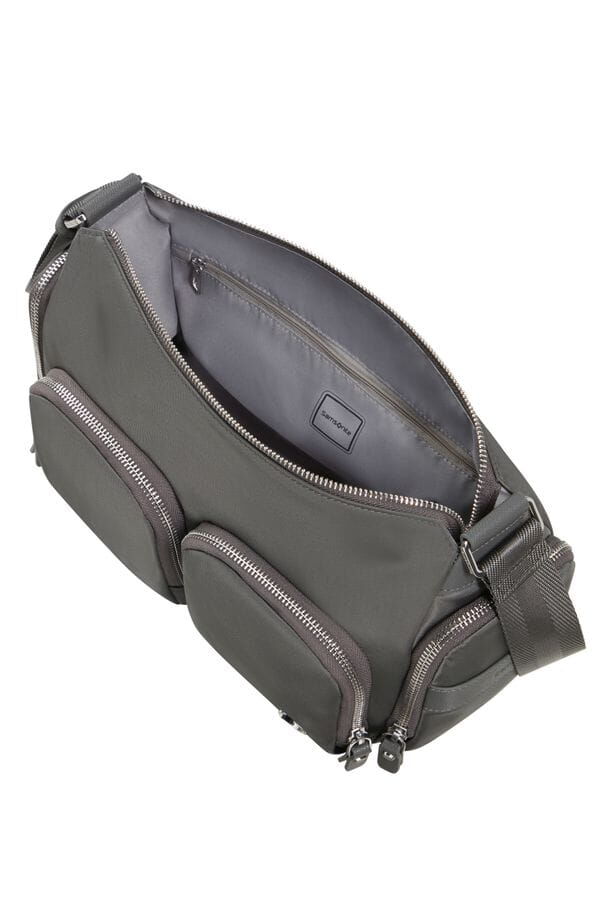 Samsonite Karissa Evo Shoulder Bag Multi Pkt  Gunmetal Green