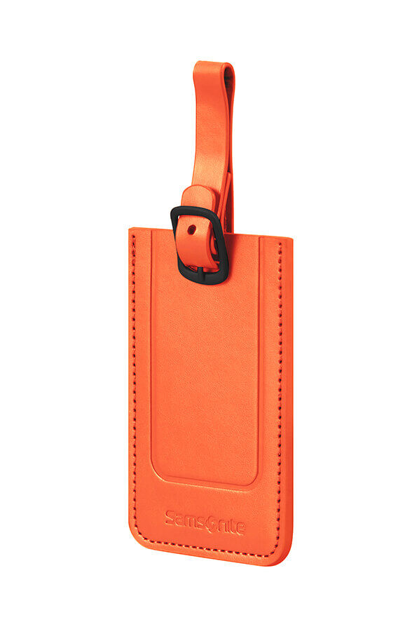 Samsonite Ta Revolution Rectangle Luggage Tag x2  Orange