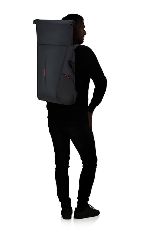 Samsonite Ecodiver Rolltop Backpack L 17.3'  Black