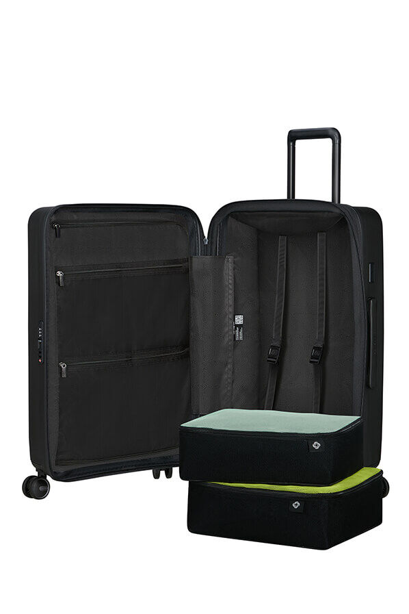 Samsonite Restackd Spinner Expandable 68cm  Black