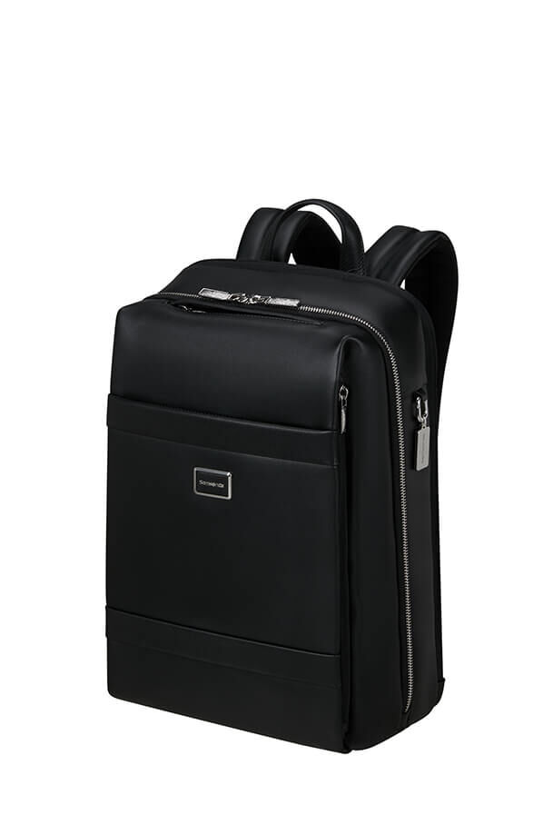 Image Biz Leather Ryggs&auml;ck 14.1" | Samsonite Image Biz Leather Backpack 14.1'  Black