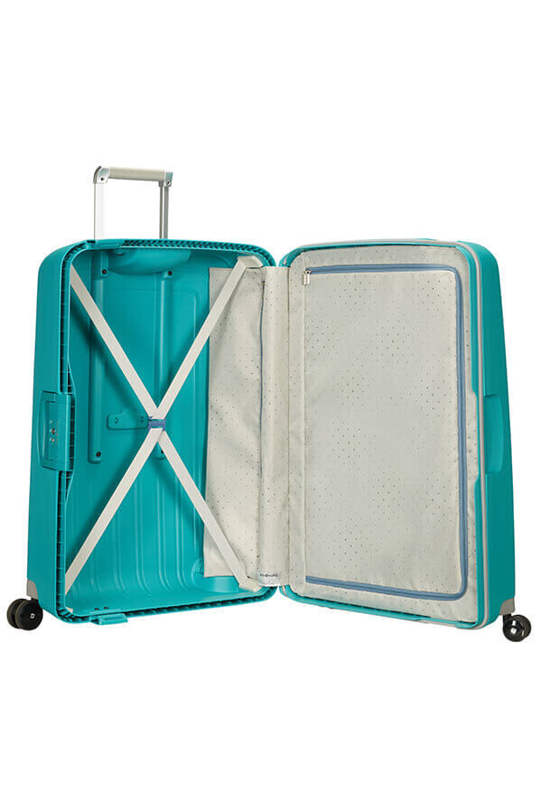 Samsonite S'Cure Spinner 81cm Aqua Blue