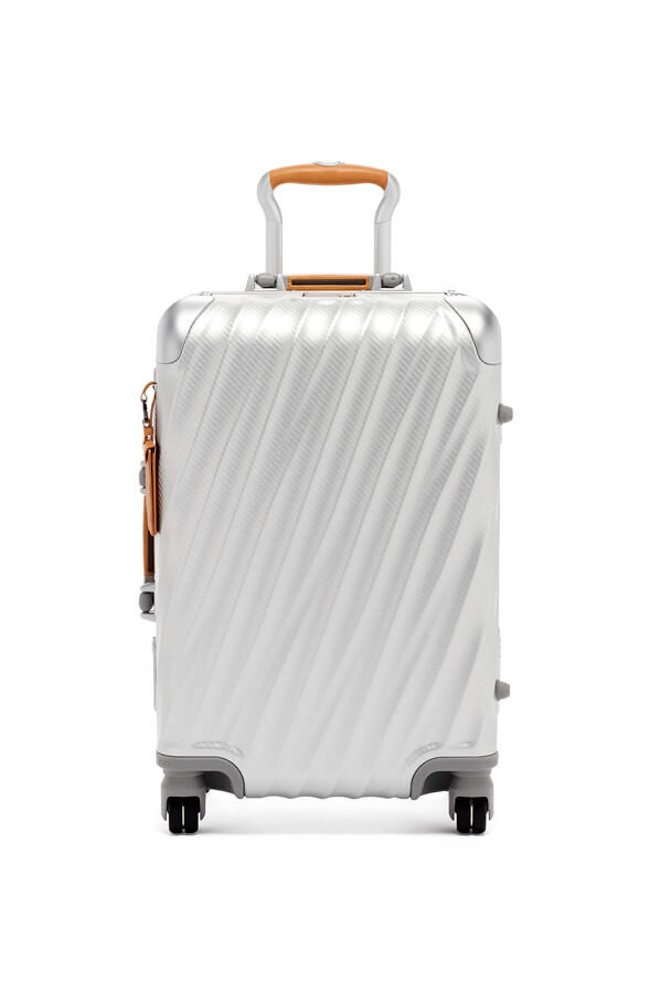 TUMI 19 Degree Aluminium INTERNATIONAL CARRY-ON Texture Silver